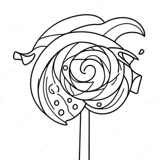 Lollipop Coloring Page 7130-5704