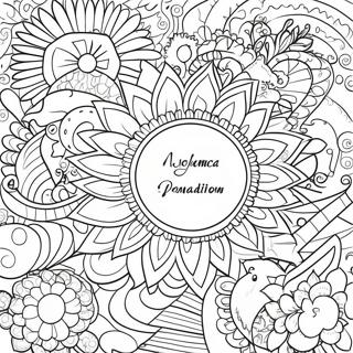 Joyful Affirmations Coloring Page 71325-56467