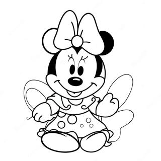 Minnie Bowtique Coloring Pages