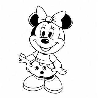 Minnie Bowtique Coloring Page 71394-56503