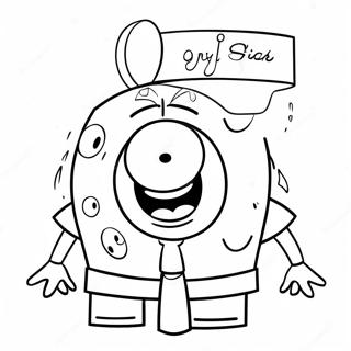 Gary Spongebob Coloring Pages