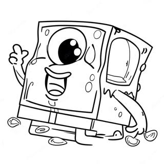 Gary Spongebob Coloring Page 7140-5674