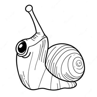 Cute Gary The Snail Coloring Page 7141-5681