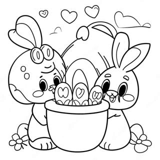 Easter Among Us Coloring Pages