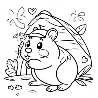 Hamster And Gretel Coloring Pages