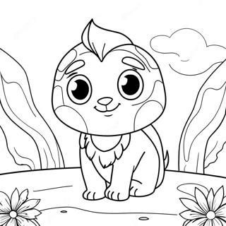 Tiko Coloring Pages