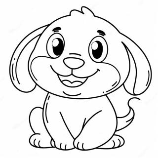 Cute Tiko With A Big Smile Coloring Page 71465-56577