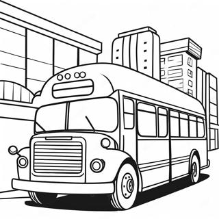 City Bus Coloring Pages