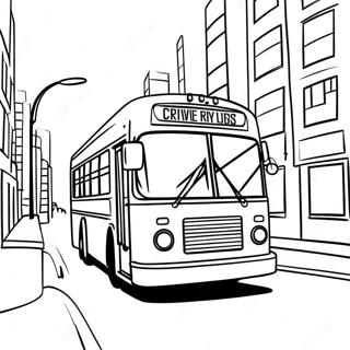 City Bus Coloring Pages