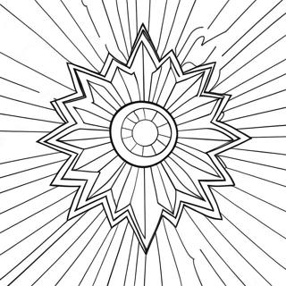 Starburst Coloring Pages