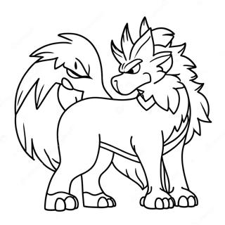 Zacian And Zamazenta Coloring Pages