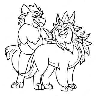 Zacian And Zamazenta Coloring Page 71564-56646