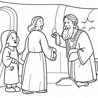 Acts 3 Miracle Healing Coloring Page 71654-56722