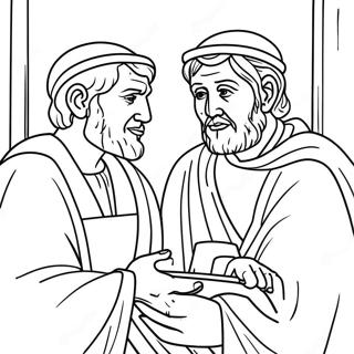 Acts 3 Coloring Pages