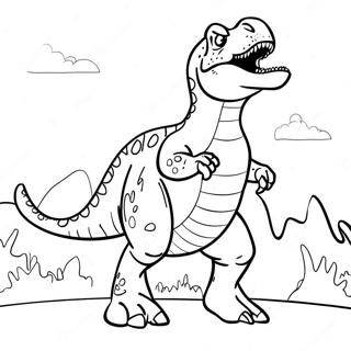 Giganotosaurus Roaring Coloring Page 71735-56791