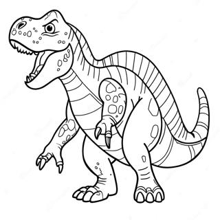 Giganotosaurus Roaring Coloring Page 71735-56792