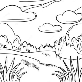 Grassland Coloring Pages