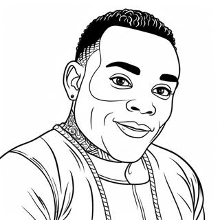 Kevin Gates Coloring Pages