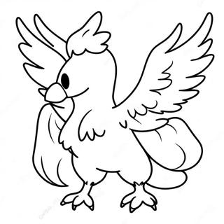 Moltres Coloring Page 71774-56837