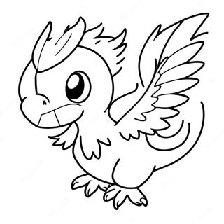 Moltres Coloring Page 71774-56840