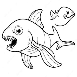 King Shark Coloring Pages