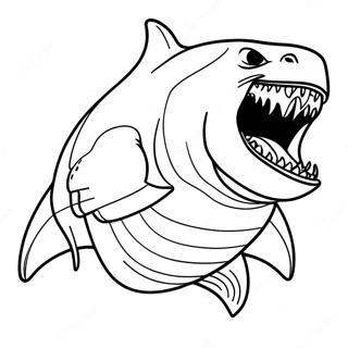 King Shark Coloring Page 71784-56818