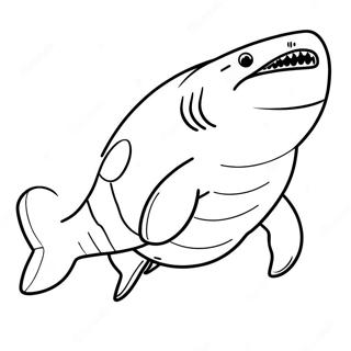 King Shark Coloring Page 71784-56819