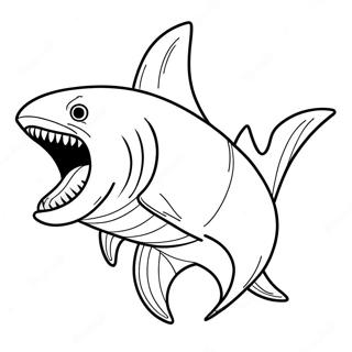 King Shark Coloring Page 71784-56820