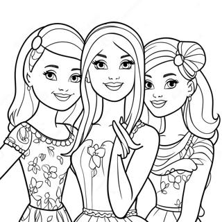 Barbie And Her Sisters Coloring Page 71794-56825