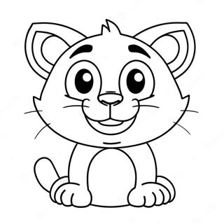 Talking Tom Coloring Pages