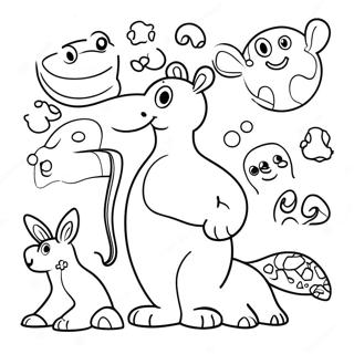 Fun Connect The Dot Animals Coloring Page 71865-56895