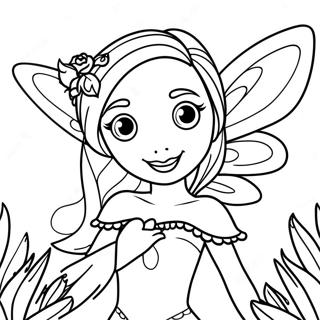 Silvermist Fairy Coloring Page 71874-56914