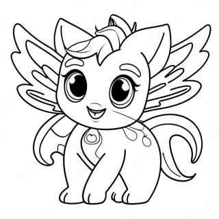 Silvermist With Magical Wings Coloring Page 71875-56905