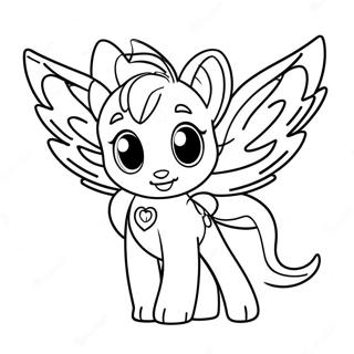 Silvermist With Magical Wings Coloring Page 71875-56908