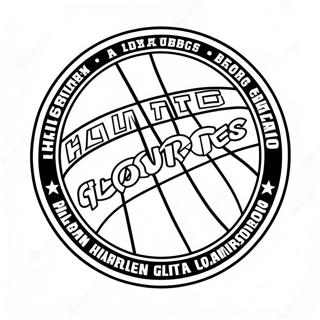 Harlem Globetrotters Team Logo Coloring Page 71914-56935