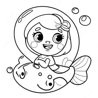 Deema Bubble Guppies Coloring Pages