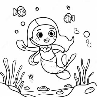 Deema Underwater Adventure Coloring Page 71925-56942