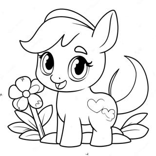 Apple Bloom Coloring Pages