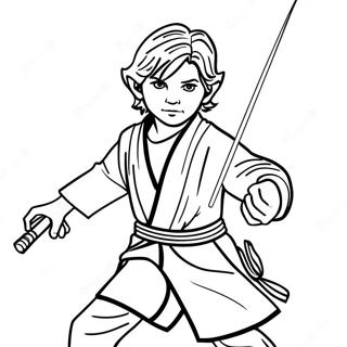 Young Jedi Coloring Pages