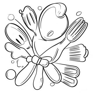 Cooking Utensils Coloring Page 71994-56990