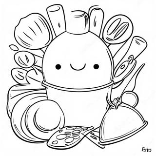 Cooking Utensils Coloring Page 71994-56992