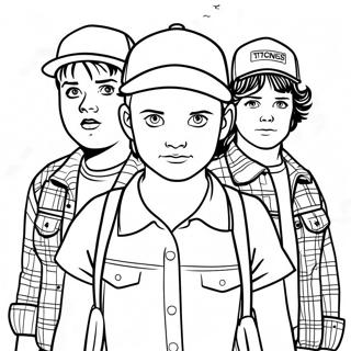 Página Para Colorir De Stranger Things 7200-5746