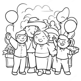 Happy Retirement Coloring Pages