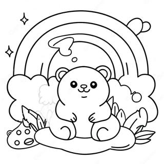 Rainbow Friends Blue Coloring Pages