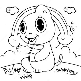 Rainbow Friends Blue Coloring Page 72104-57078