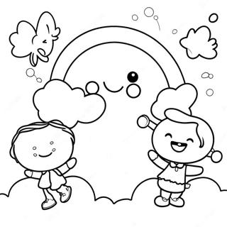 Rainbow Friends Blue Coloring Page 72104-57080