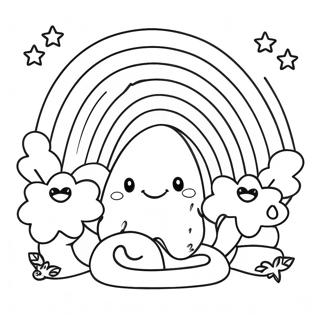 Happy Rainbow Friends Blue Coloring Page 72105-57082