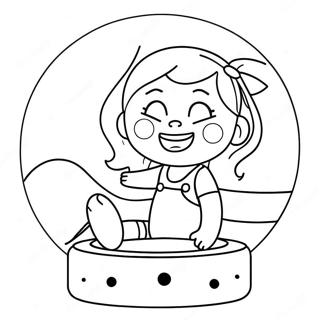 Cute Alexa With A Smile Coloring Page 72155-57125