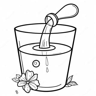 Drinking Water Coloring Page 72224-57178