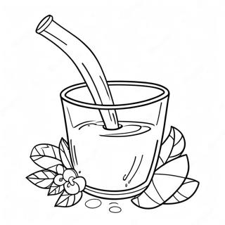 Drinking Water Coloring Page 72224-57179